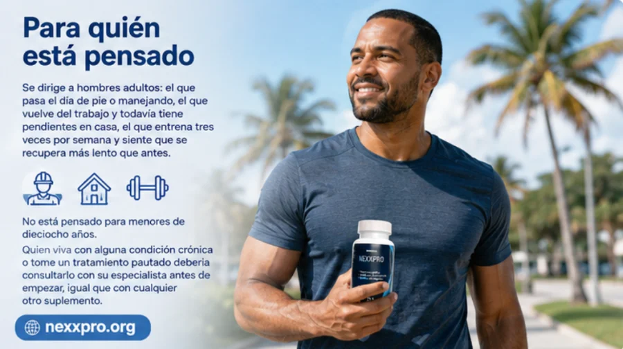 {{OFFER_NAME}} — hombre adulto en su rutina de entrenamiento